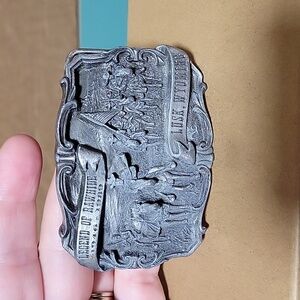 Legend of Rawhide 1946-1989 Lusk Wyoming men belt buckle